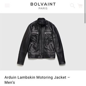 Men’s XL Bolvaint Arduin Lambskin Motoring Jacket